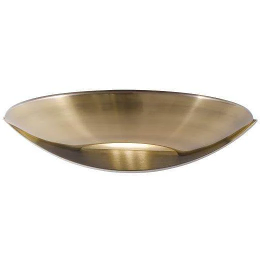 Sardinia Led Wall Up light, Antique Brass & Frosted Glass - Promotional Offer - Image 2