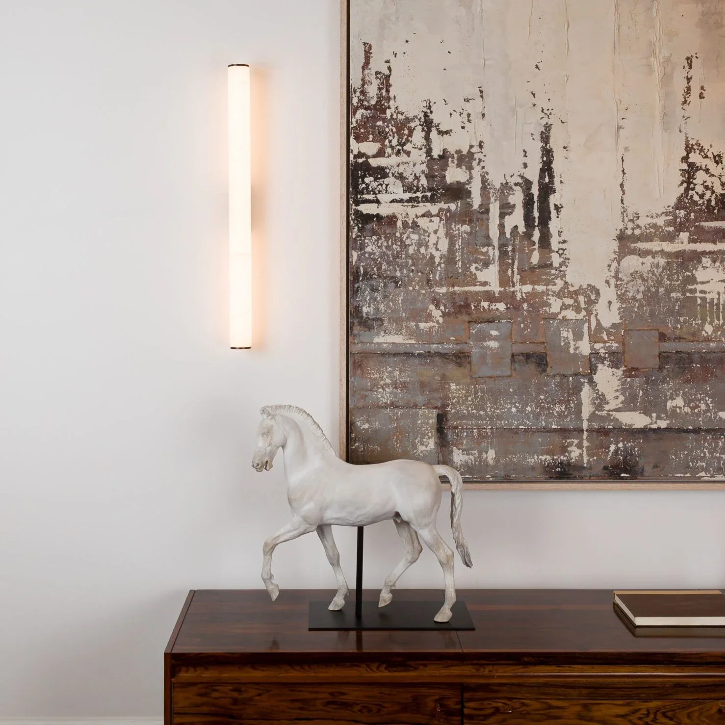 Sarral Alabaster Wall Light – 3 Size Options - Image 7