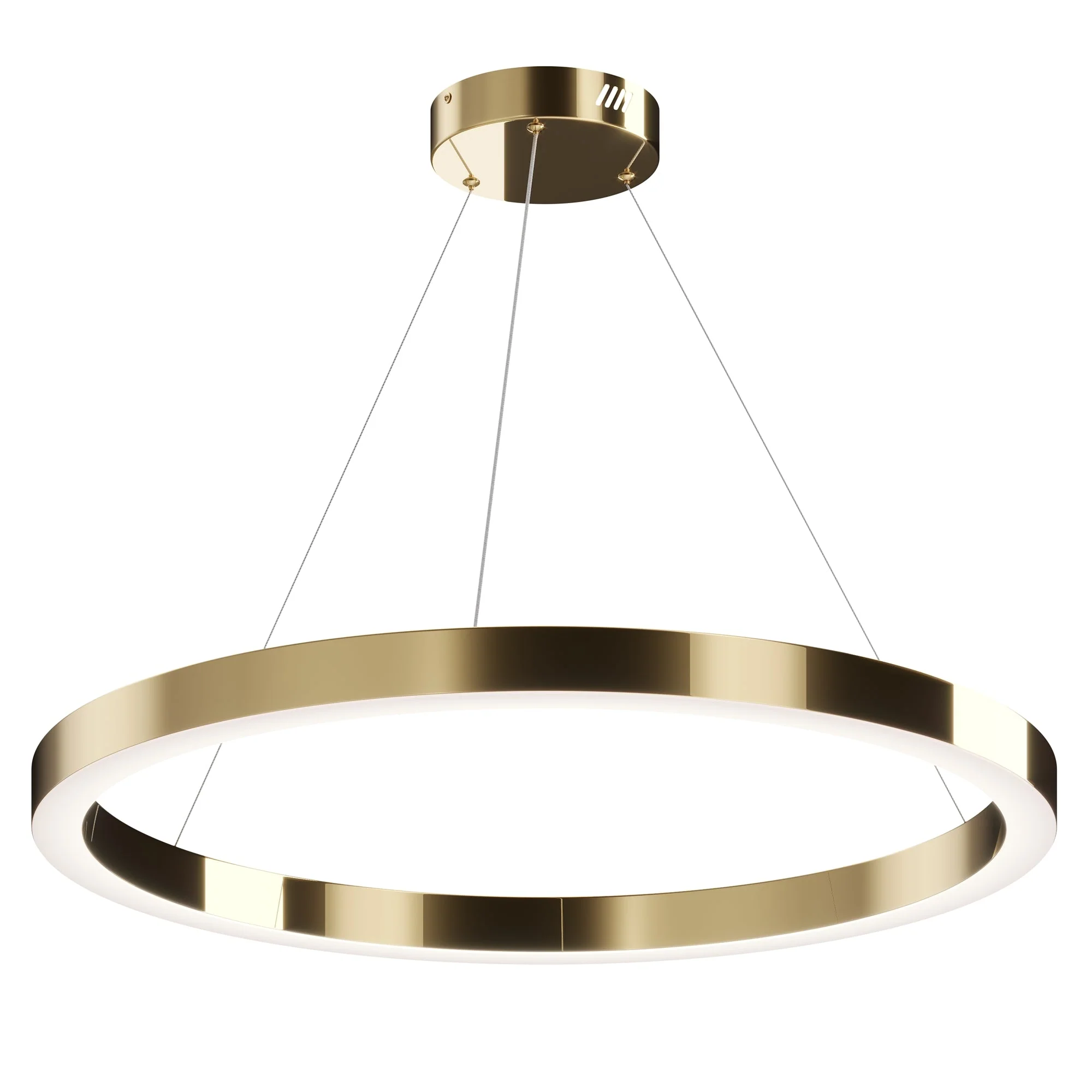 Saturno Small/Medium/Large LED Hanging Light - Brass Finish - Image 13