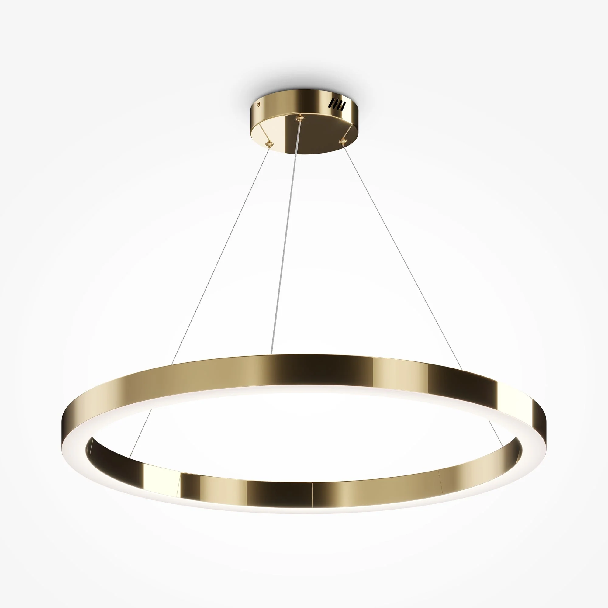 Saturno Small/Medium/Large LED Hanging Light - Brass Finish - Image 19