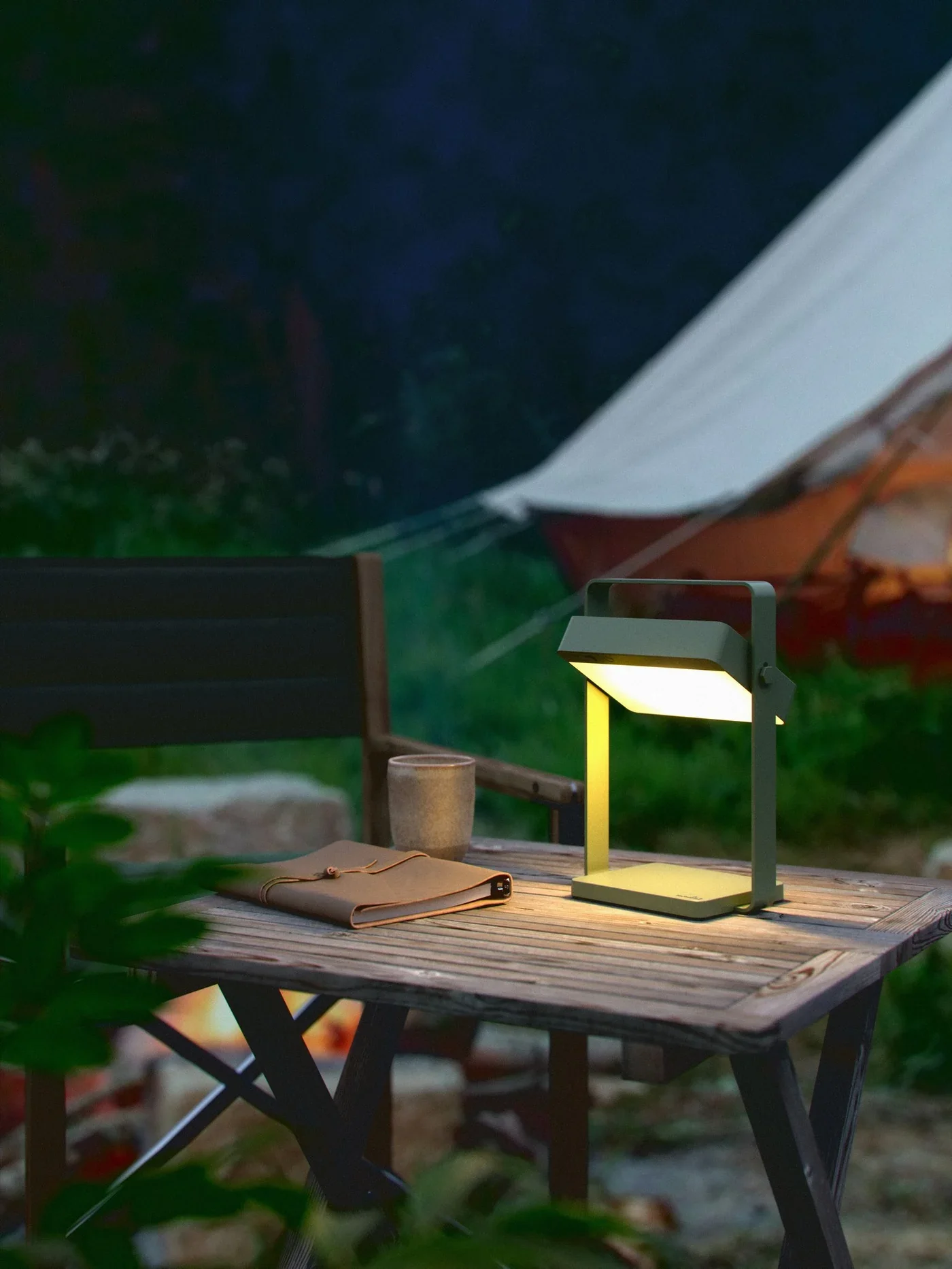 Saulio Solar Battery light- Black/ Brown/ Olive Green Finish - Image 10