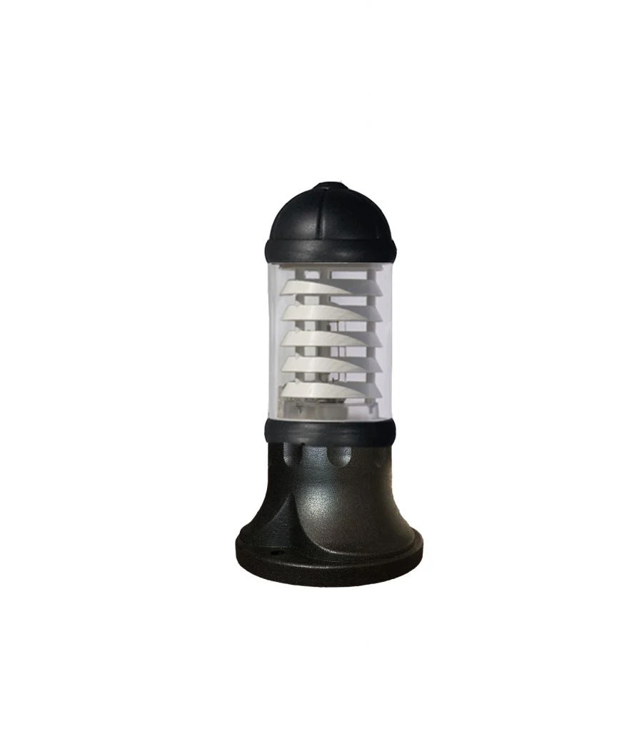 Sauro Chrome/White Bollard Light IP55 - Various Sizes - Image 3