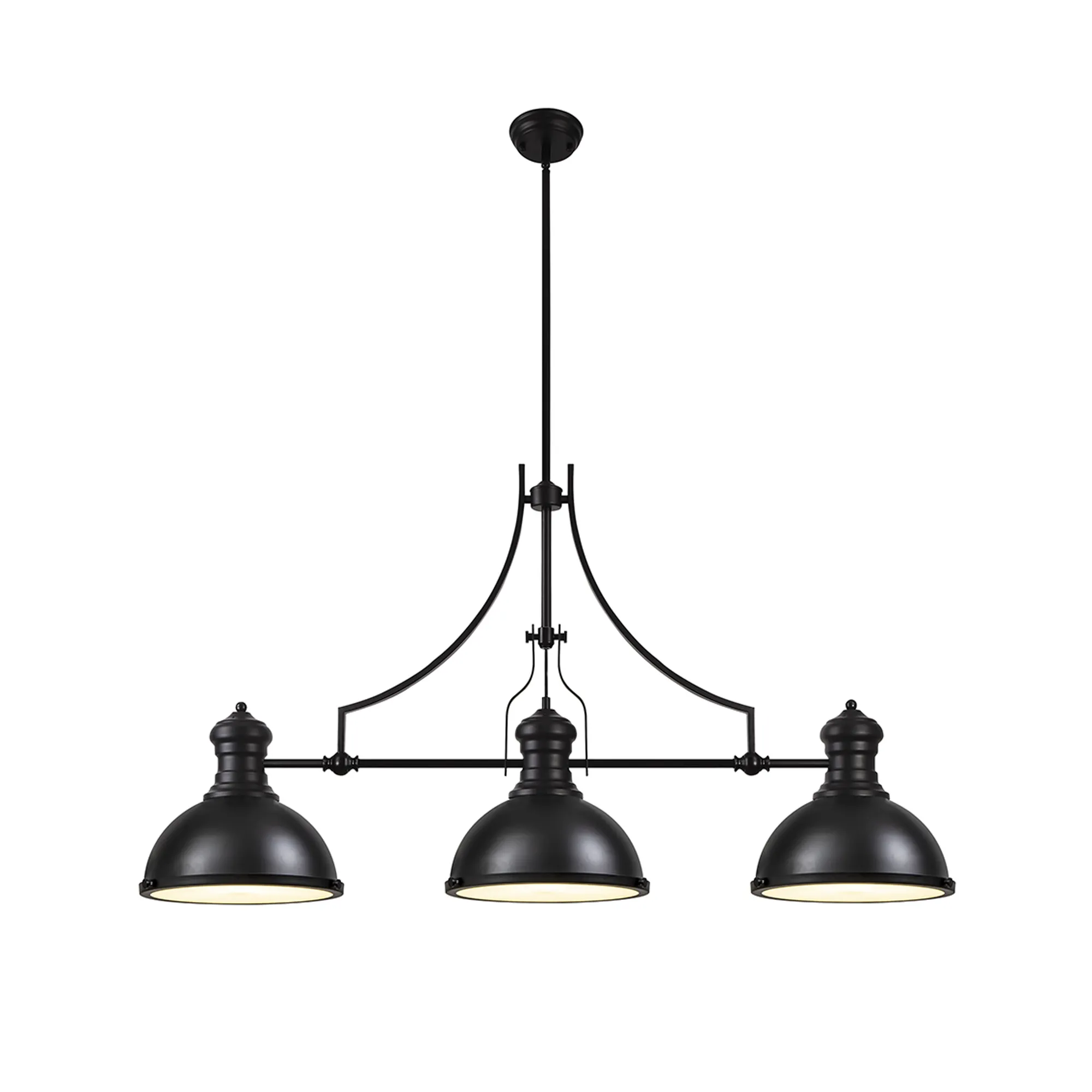 Savannah IP20 3LT Linear Multi Height Pendant - Solid Colours - Image 2