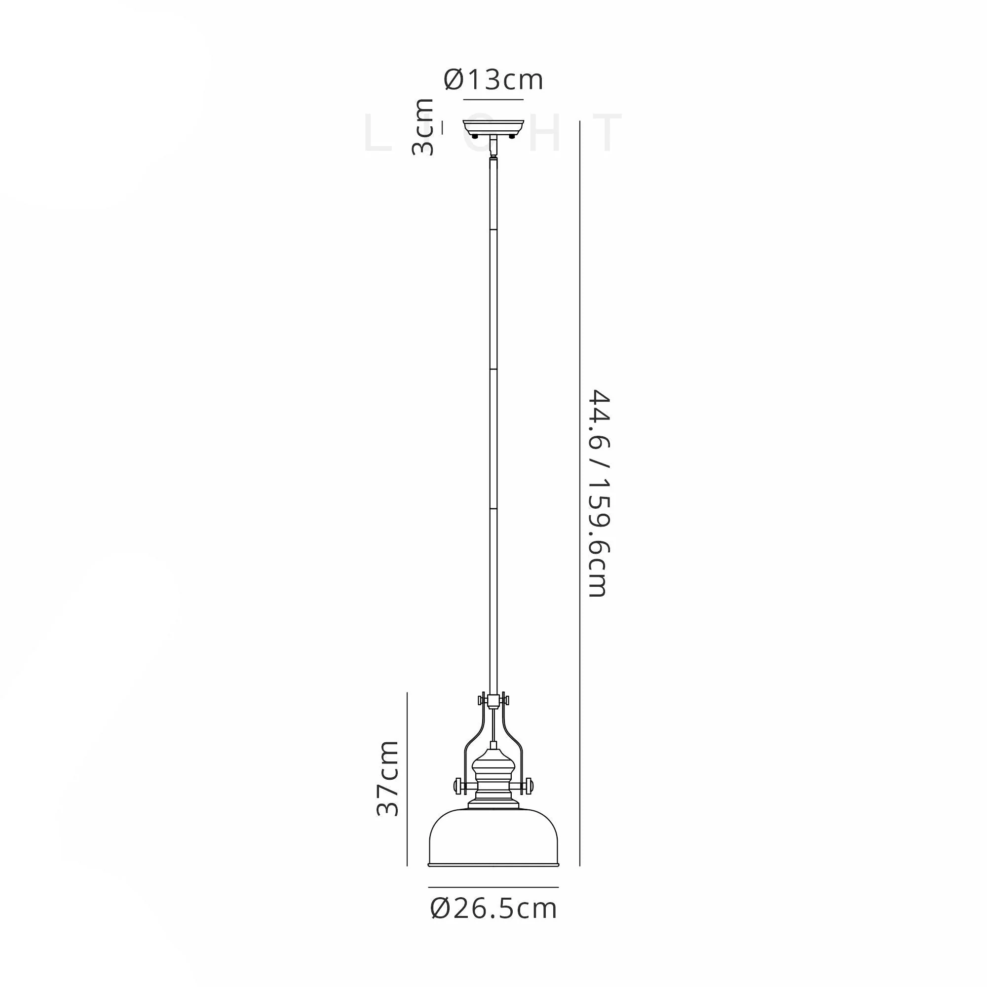 Savannah Pendant, 1 x E27, Graphite - Image 7