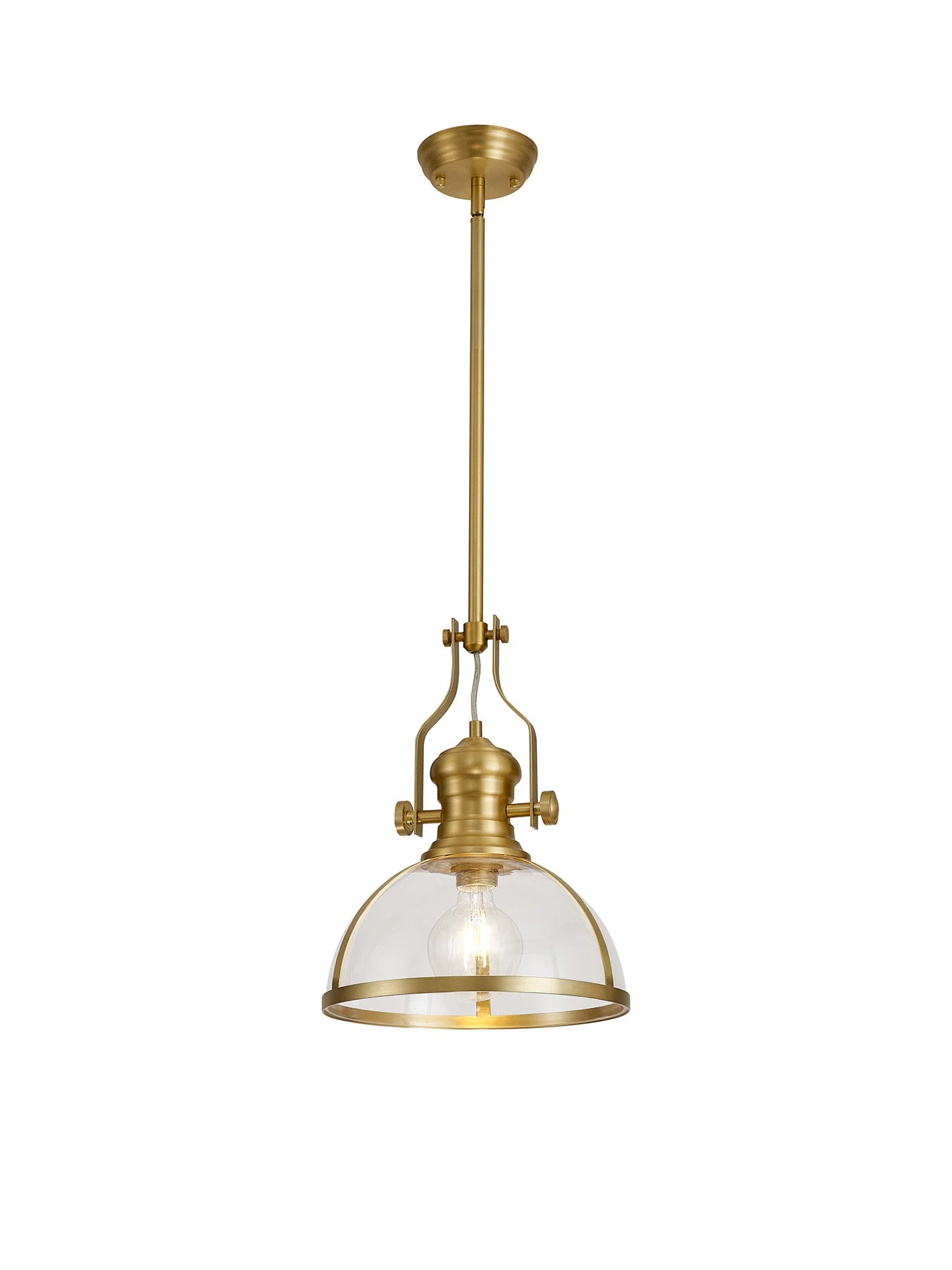 Savannah Pendant, 1 x E27, Satin Gold - Image 2