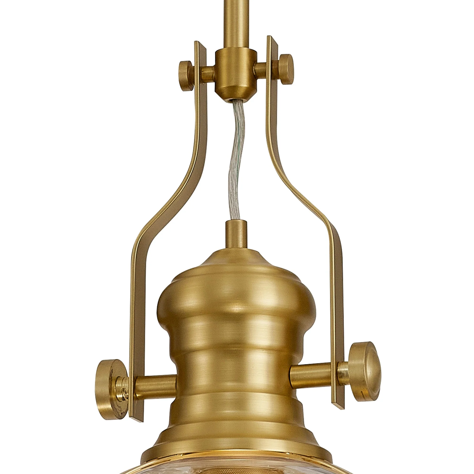 Savannah Pendant, 1 x E27, Satin Gold - Image 5