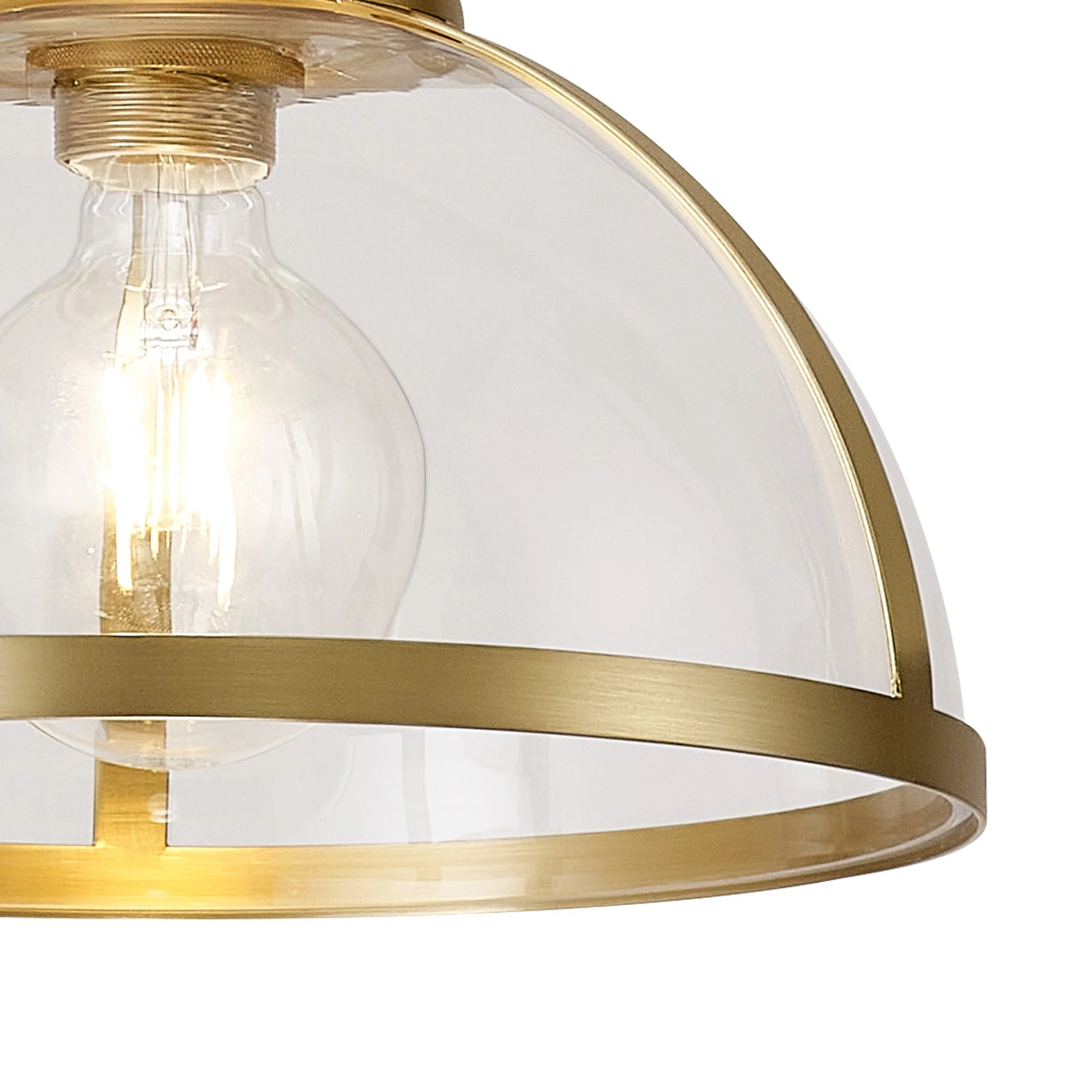 Savannah Pendant, 1 x E27, Satin Gold - Image 7