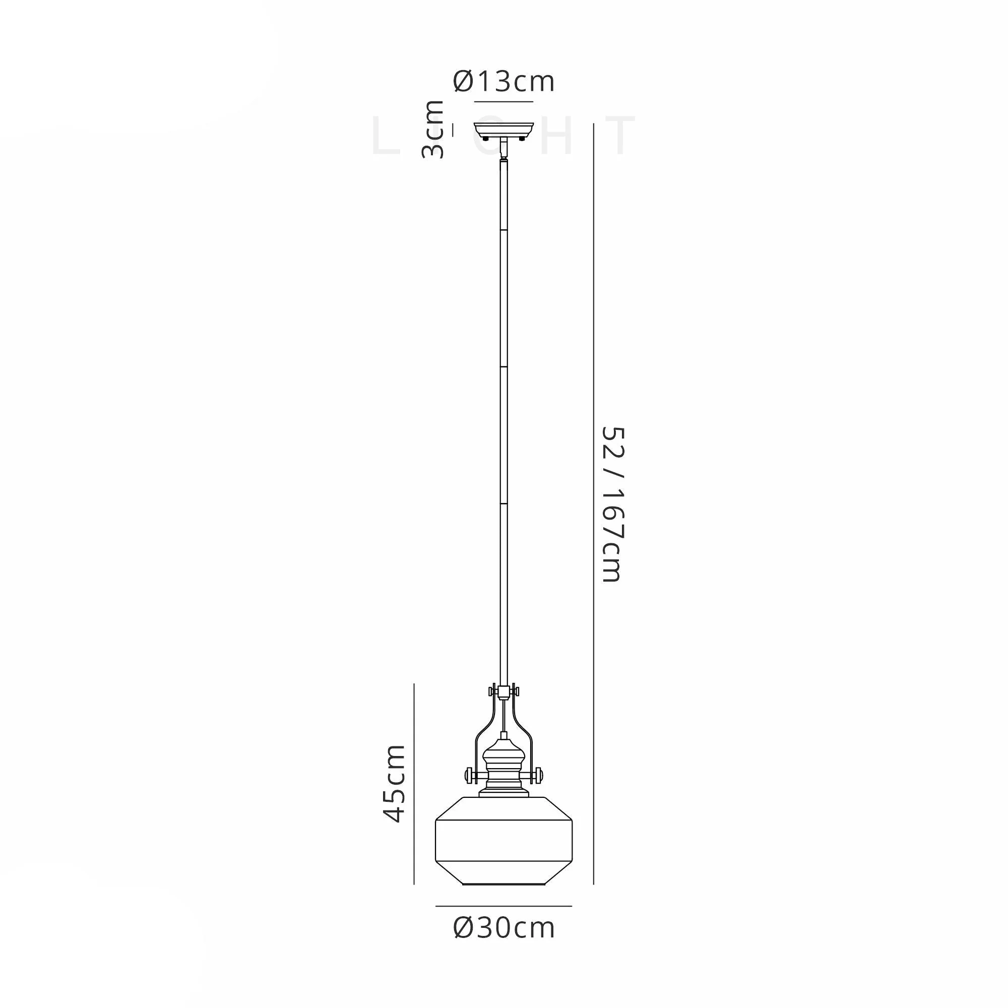 Savannah Pendant, 1 x E27, Satin Gold - Image 8