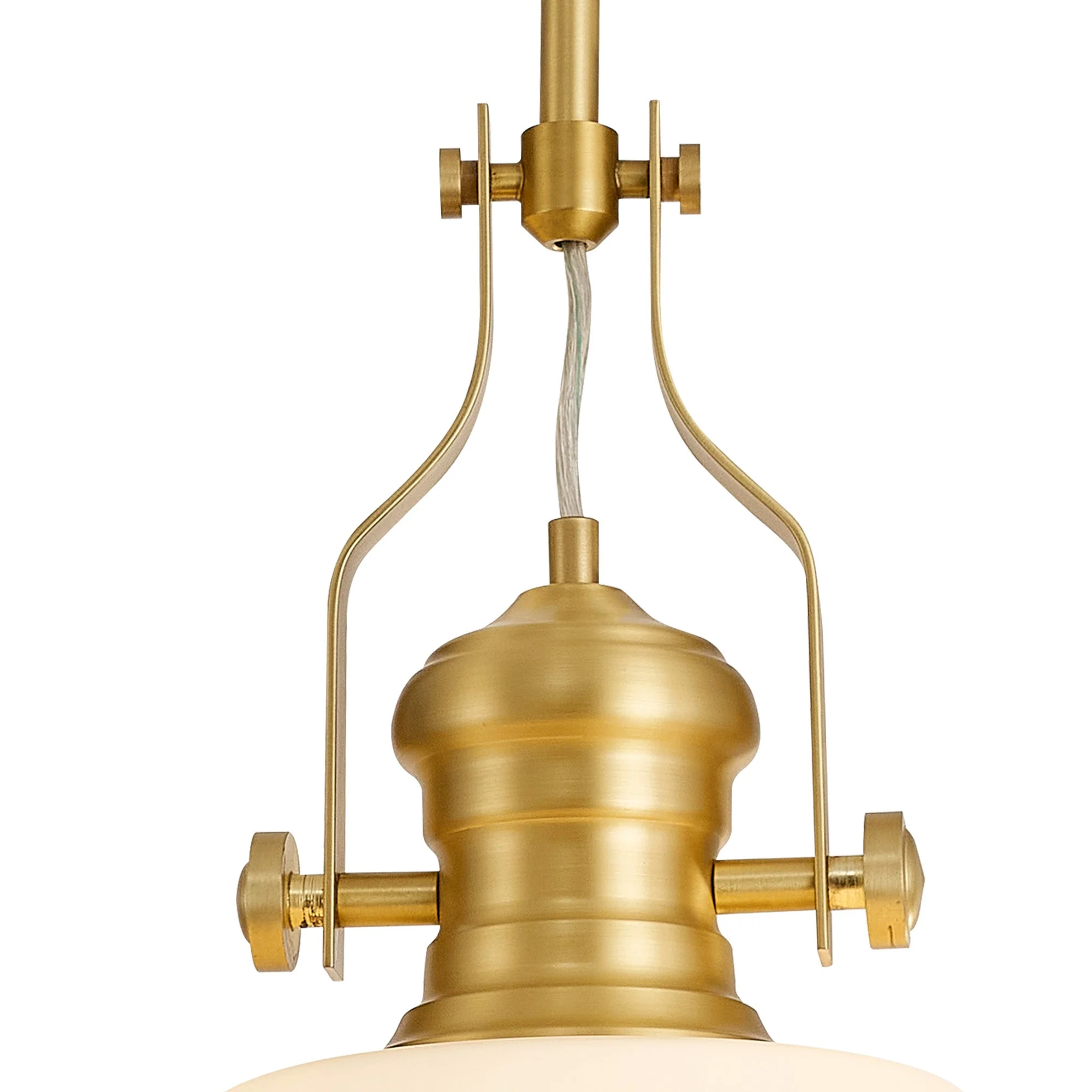 Savannah Pendant, 1 x E27, Satin Gold - Image 9