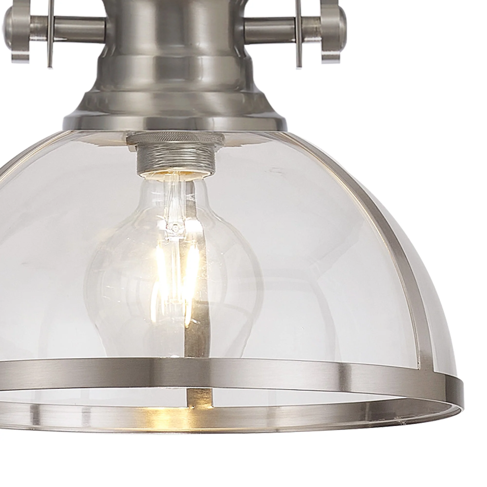 Savannah Pendant, 1 x E27, Satin Nickel - Image 5