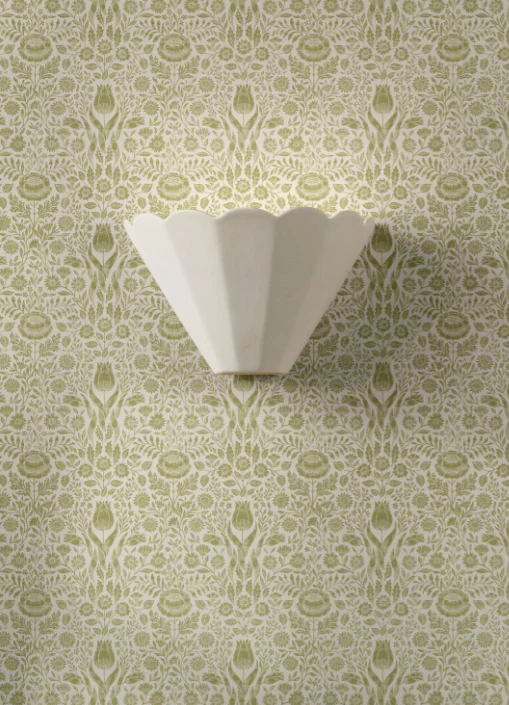 Scallop Wall Washer White Ceramic - Image 4