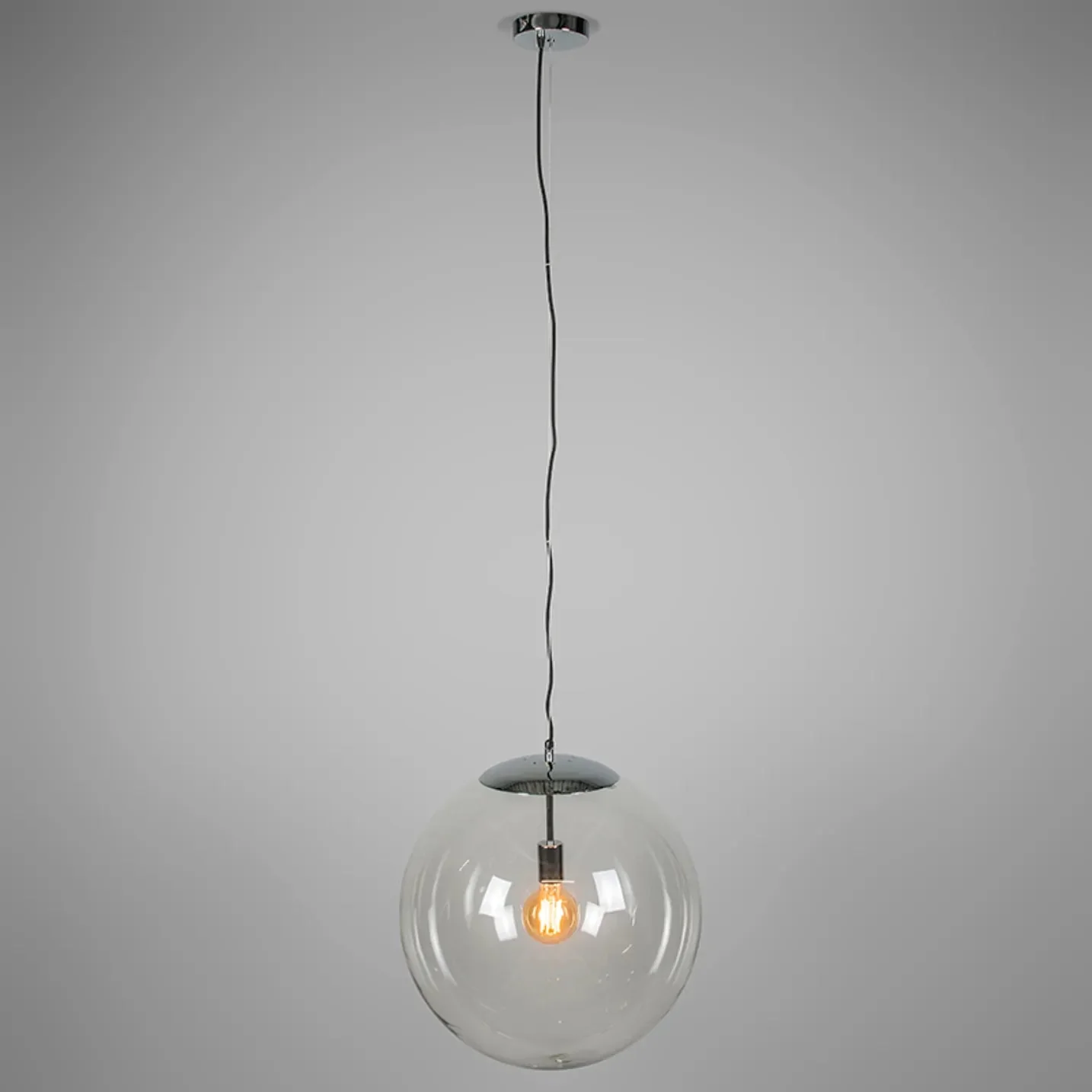 Scandinavian Ball 50 Pendant - Chrome 91806 - Image 2