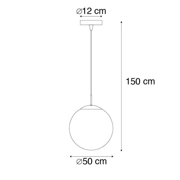 Scandinavian Ball 50 Pendant - Chrome 91806 - Image 4