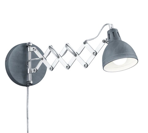Scissor 1Lt Task Light - White/Concrete Finish - Image 2