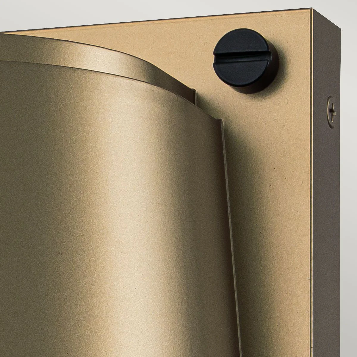 Scout 1lt Small Wall Light - Painted Heritage Brass/ Satin White - Image 3