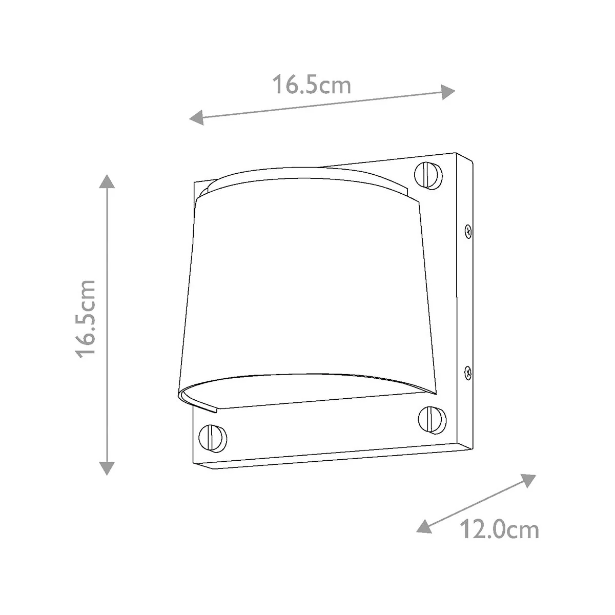 Scout 1lt Small Wall Light - Painted Heritage Brass/ Satin White - Image 6