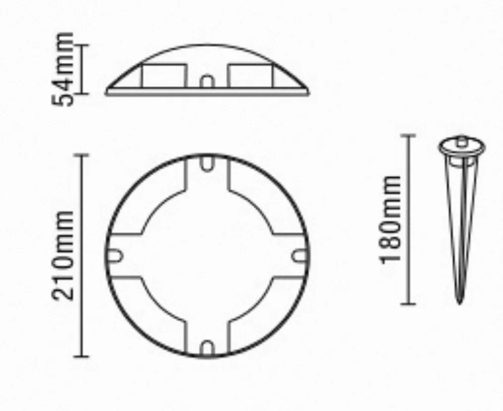 Scout Surface Mount Ground Light- Black Finish - Image 10