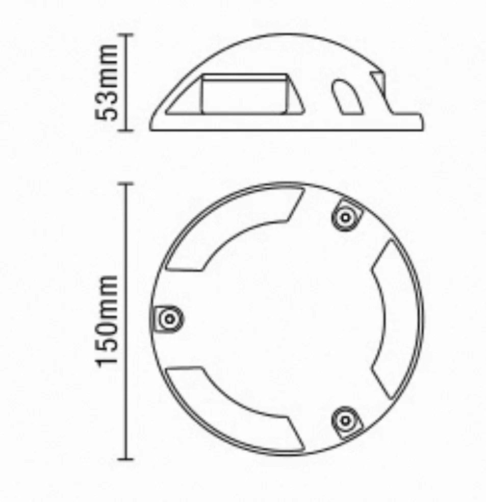 Scout Surface Mount Ground Light- Black Finish - Image 9