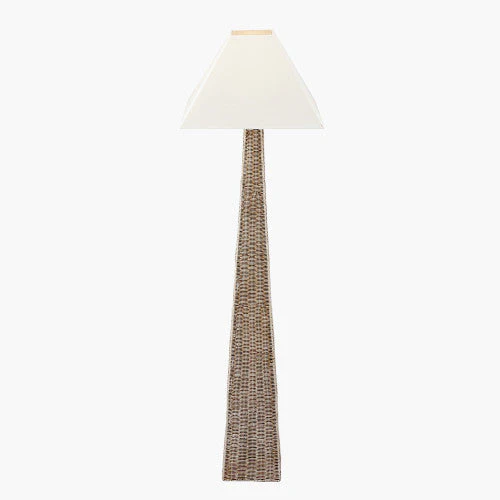 Seacomb Rattan Pyramid Floor Lamp Base - Image 2