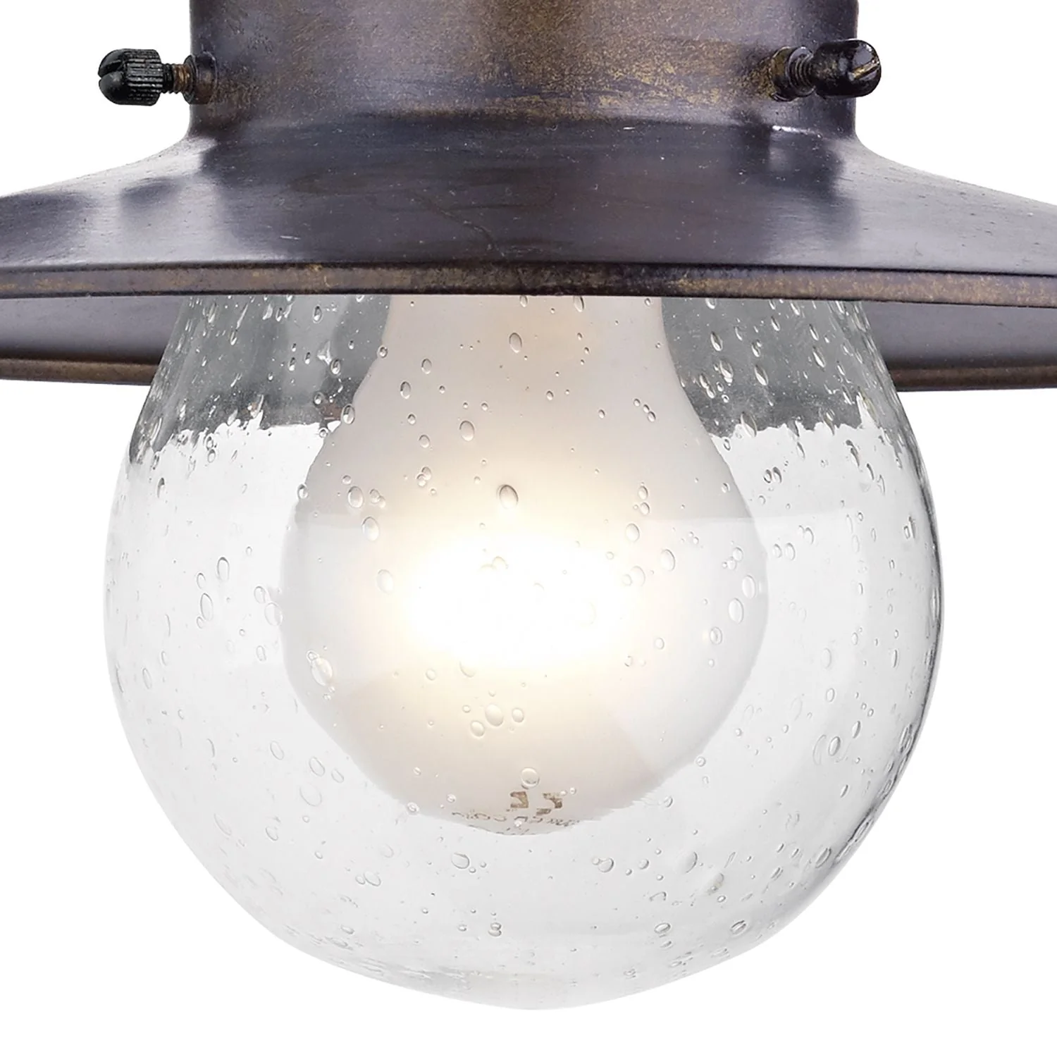 Sedgewick 1Lt Outdoor Wall Light - Black/Bronze - Image 3