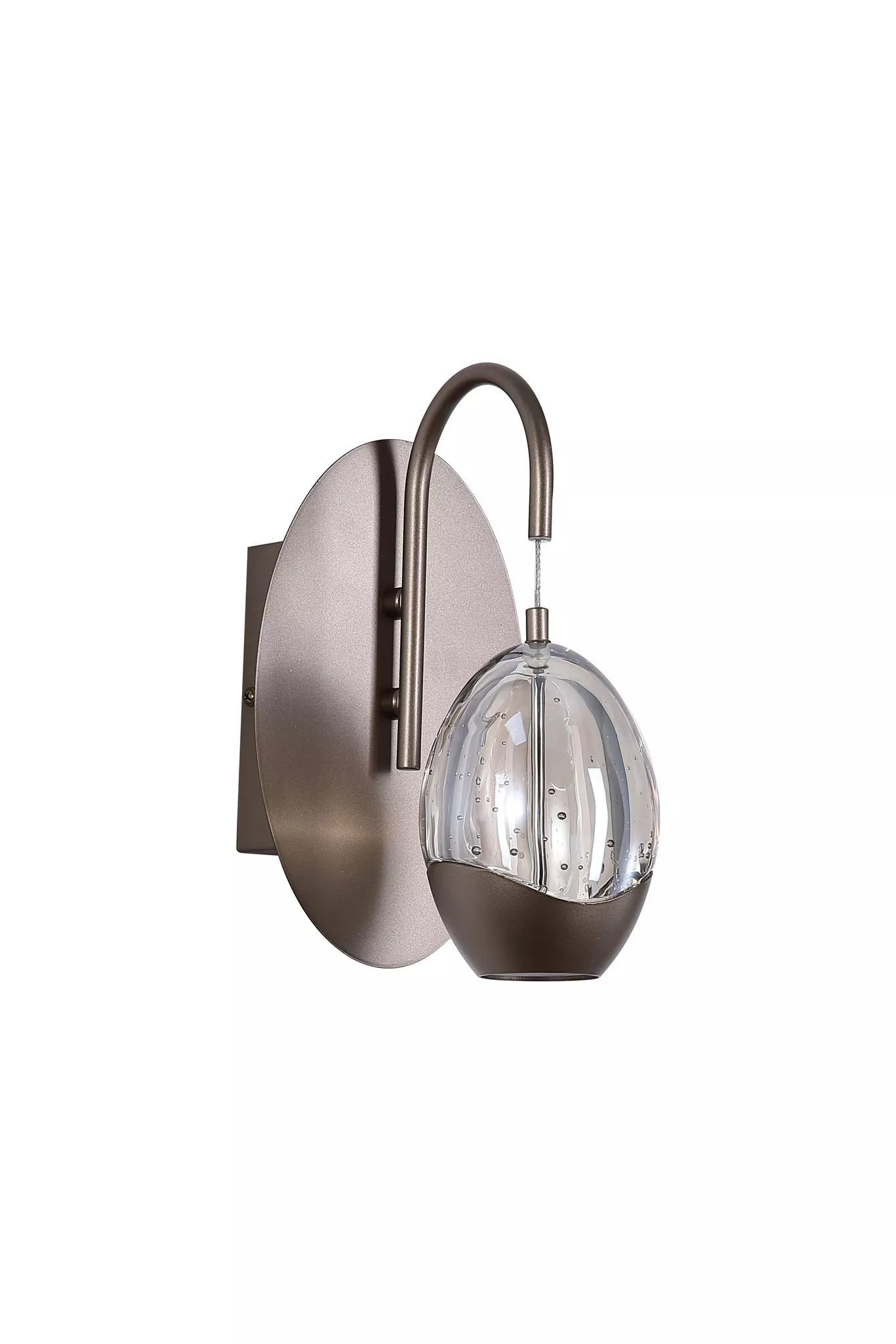 Seeds 1Lt Wall Light, Latte Metal with Champagne Glass - Image 5
