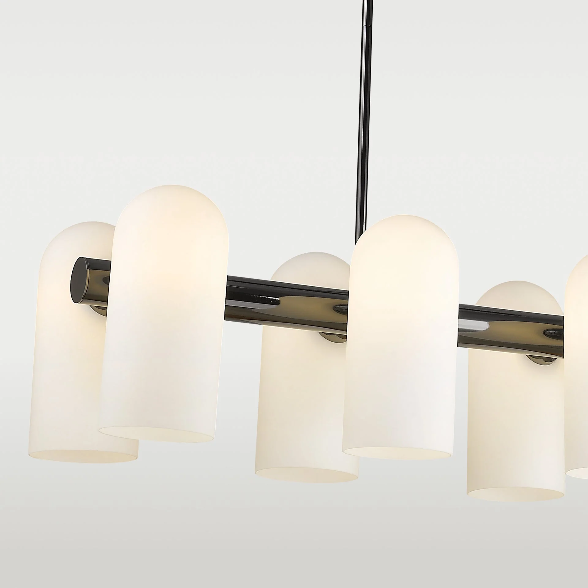 Seoul 10Lt Kitchen Table/Island Ceiling Light - Black Finish - Image 2