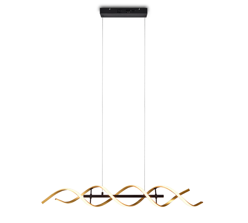 Sequence LED Linear Pendant - Aluminium/Gold - Image 10