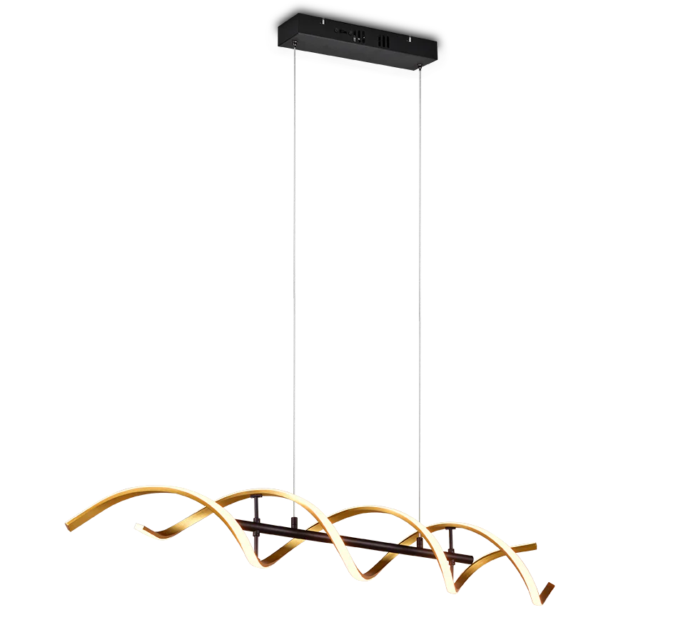 Sequence LED Linear Pendant - Aluminium/Gold - Image 7