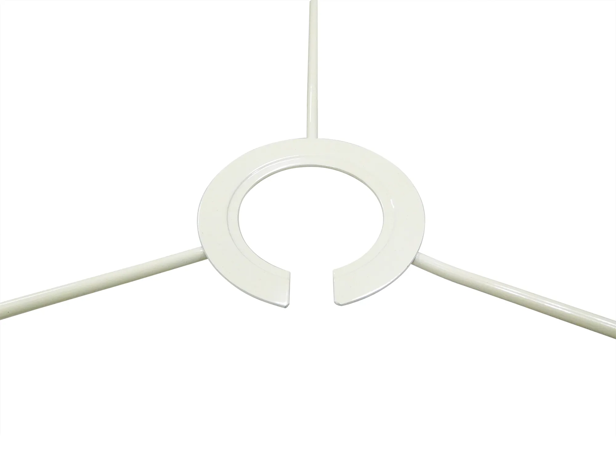 Serena Round Cylinder, 120 x 200mm Faux Silk Fabric Shade, Ivory Pearl/White Laminate - Image 2