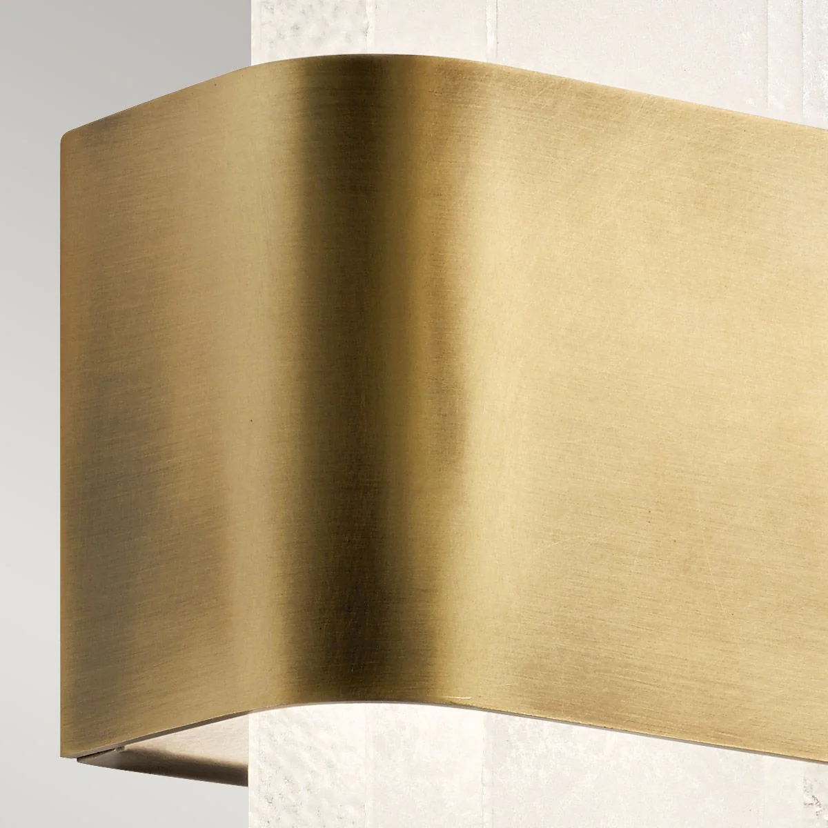 Serene 1 ltLED Wall Light - Natural Brass - Image 2