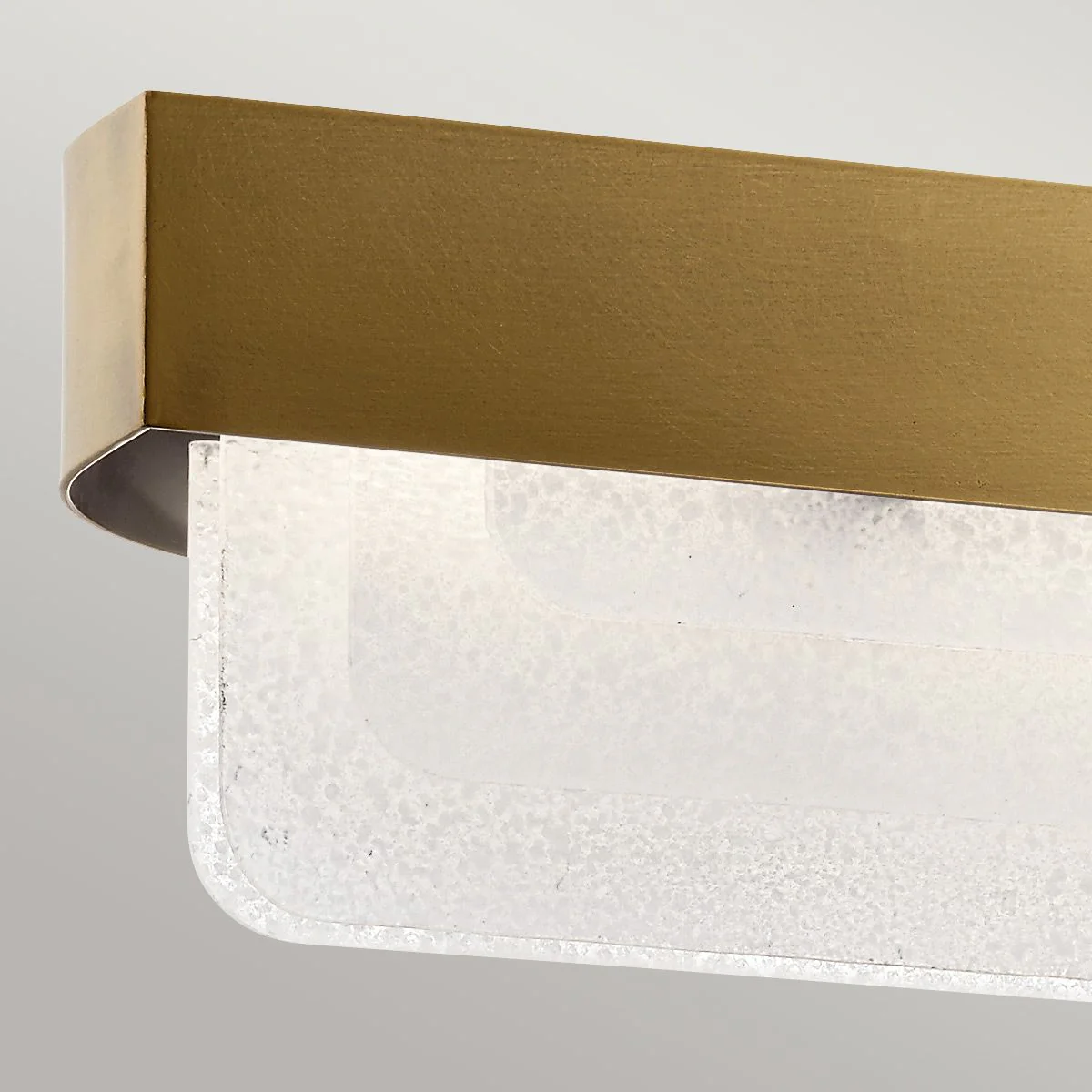 Serene 2 lt LED Chandelier - Natural Brass - Image 5