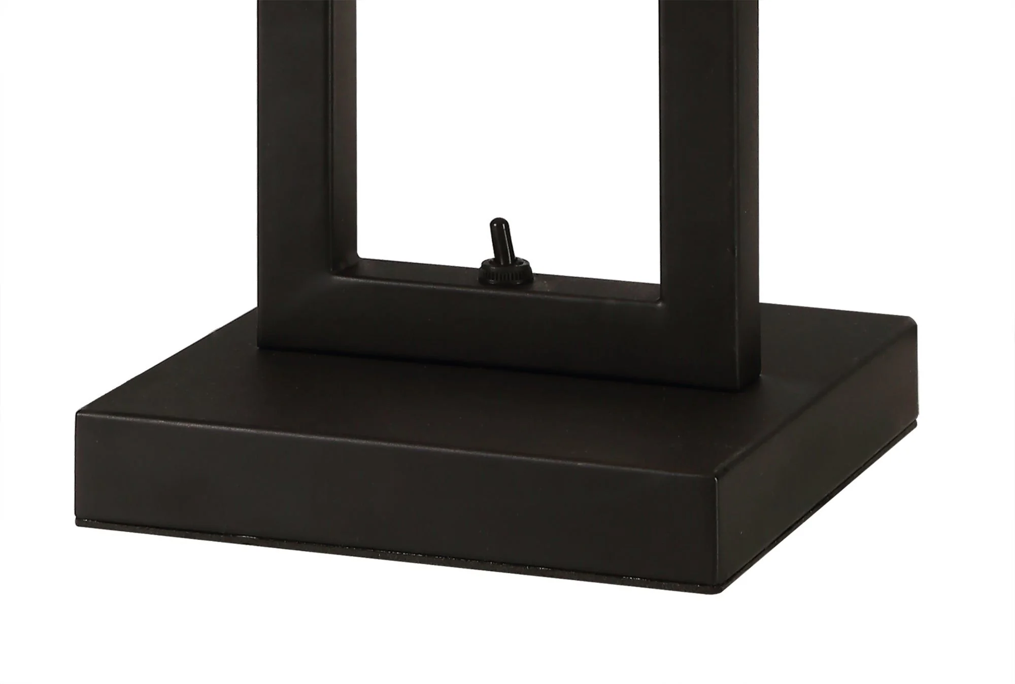 Serenity Table Lamp, 1 Light E27, Matt Black/Crystal Sand Glass - Image 5