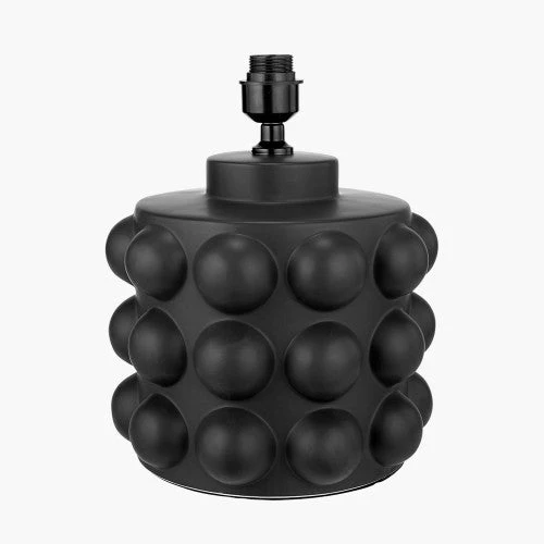 Serenity Table Lamp Base Bobbled Ceramic - White & Black Finishes - Image 2