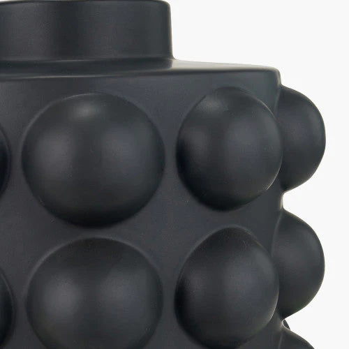 Serenity Table Lamp Base Bobbled Ceramic - White & Black Finishes - Image 3