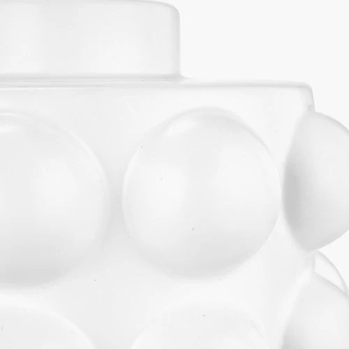 Serenity Table Lamp Base Bobbled Ceramic - White & Black Finishes - Image 6