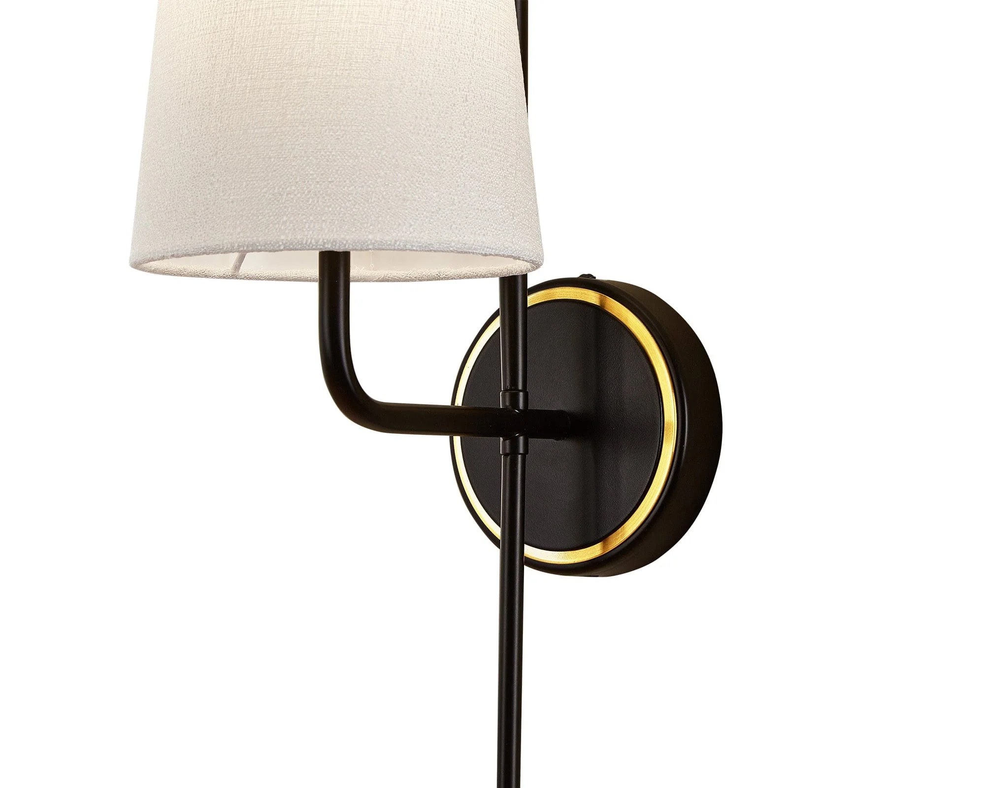 Serpa Wall Light - White, Black & Brass G9 - Image 4