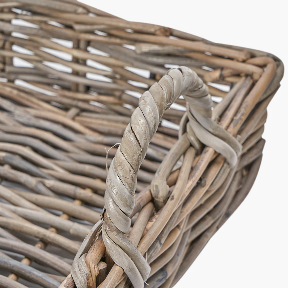 Set of 2 Grey Kubu Basket Trays - Image 4
