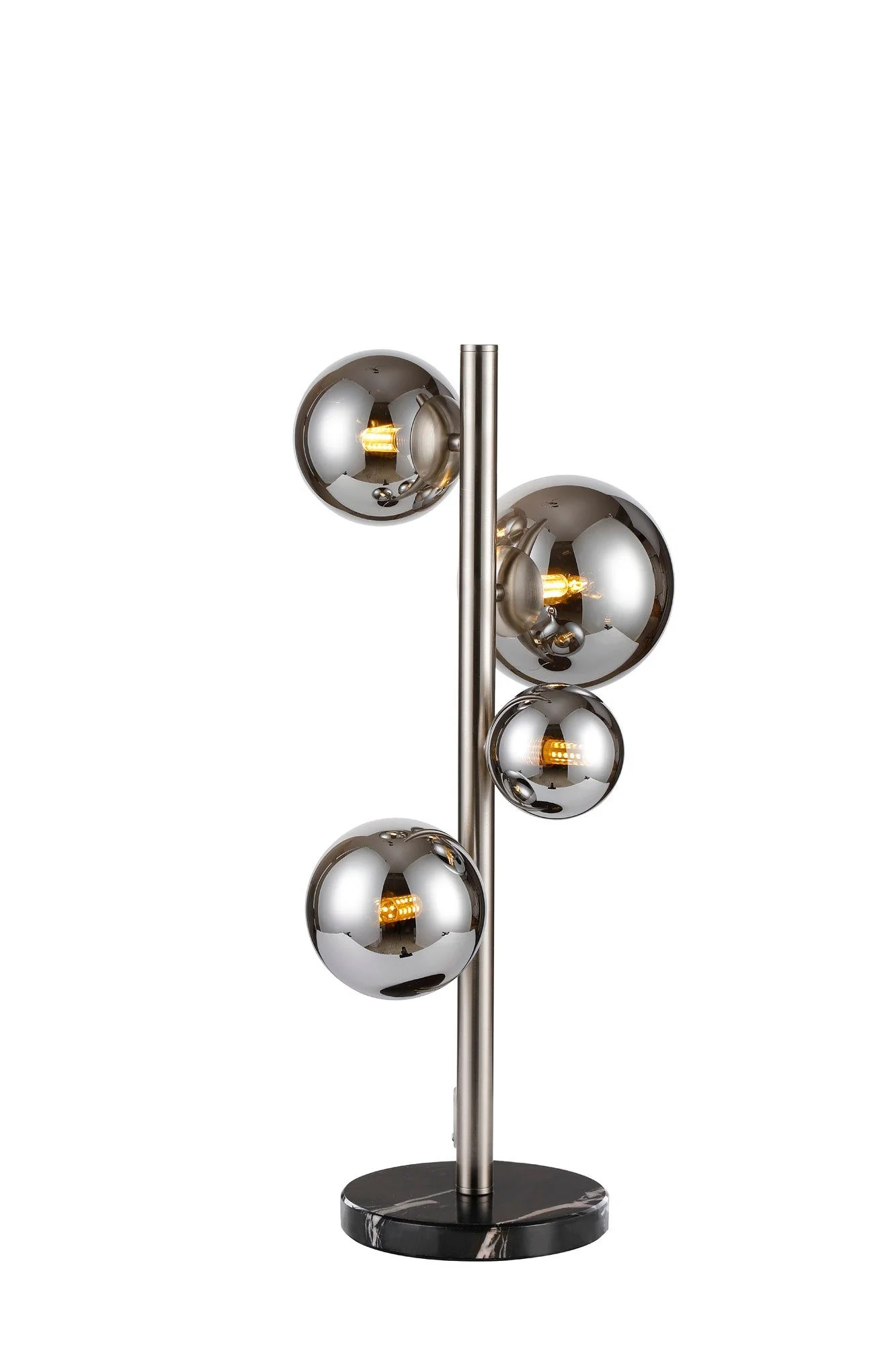 Seville 4 Lt Table Lamp, Gold/Black/Nickel - Various Shade Finishes - Image 10