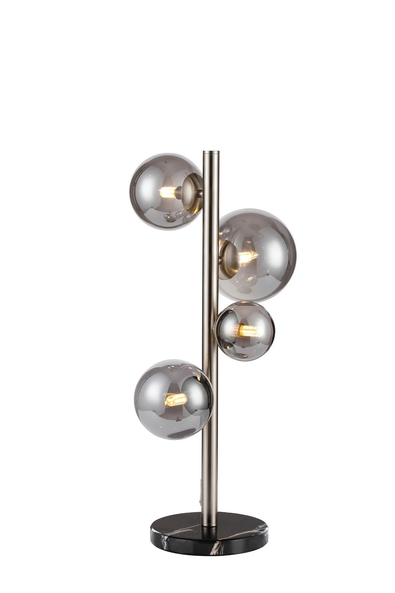 Seville 4 Lt Table Lamp, Gold/Black/Nickel - Various Shade Finishes - Image 12