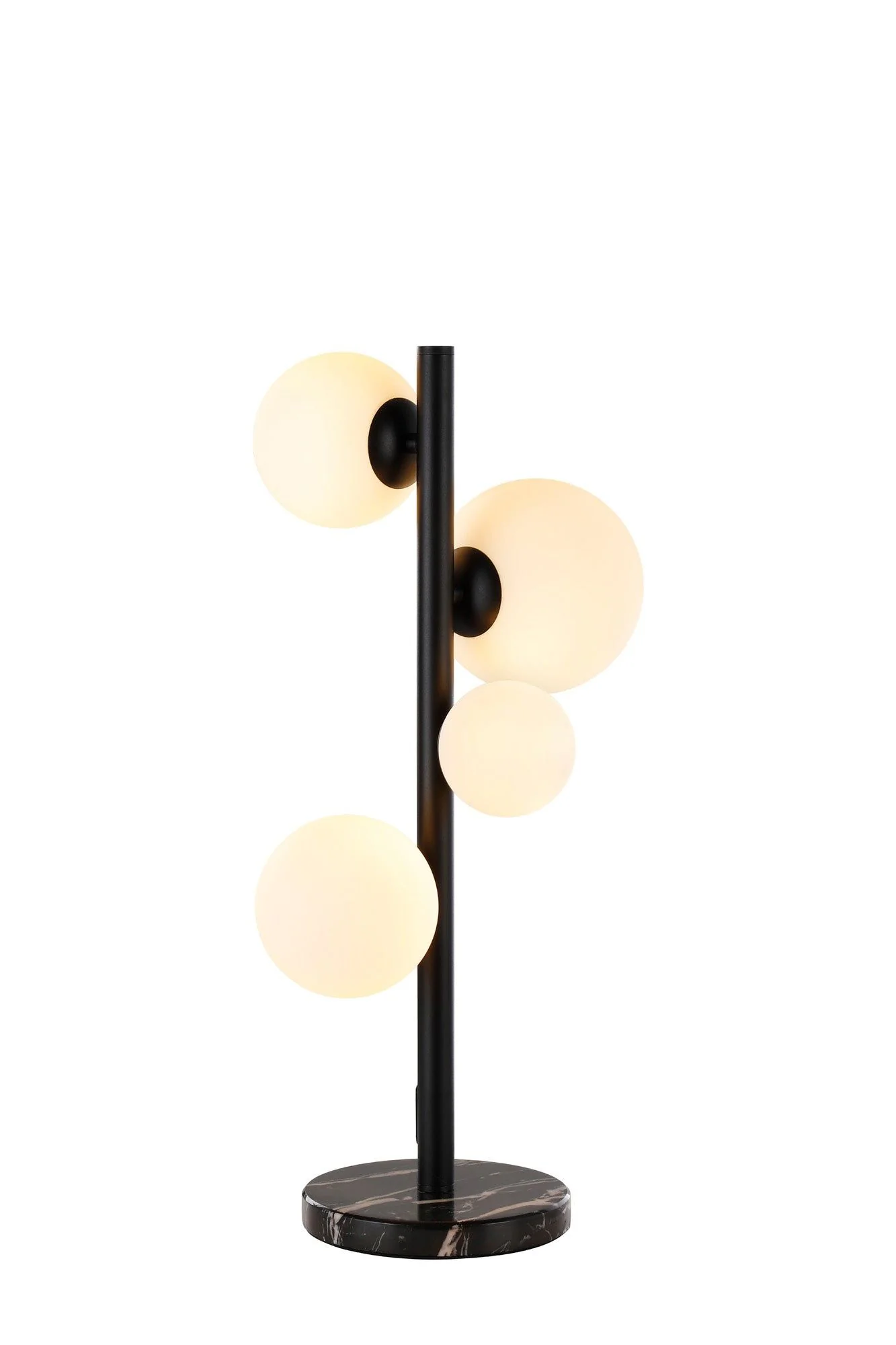 Seville 4 Lt Table Lamp, Gold/Black/Nickel - Various Shade Finishes - Image 3