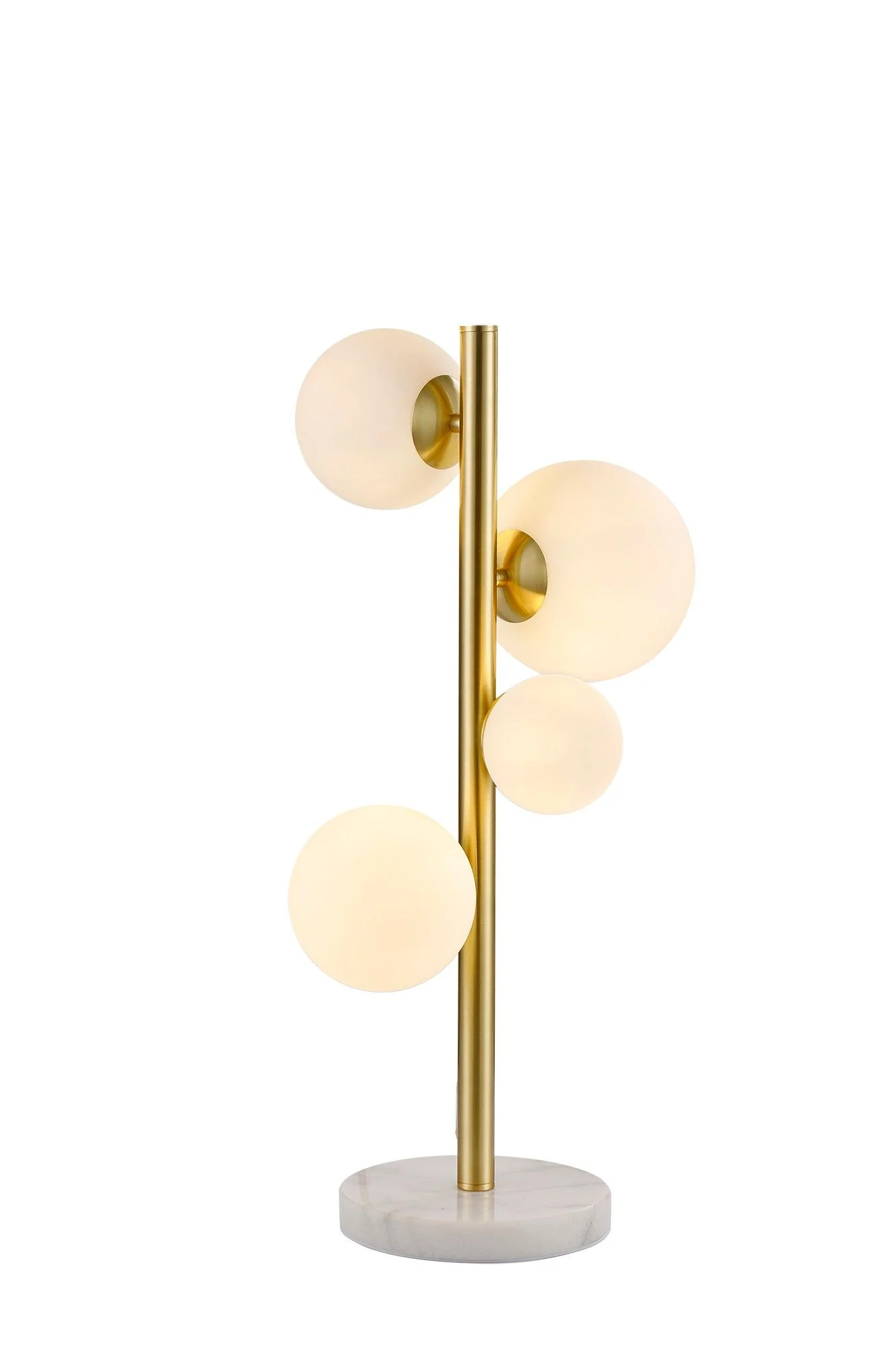Seville 4 Lt Table Lamp, Gold/Black/Nickel - Various Shade Finishes - Image 7