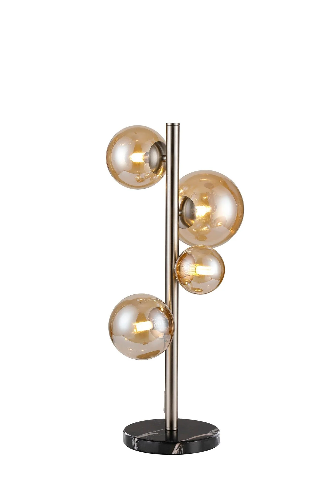 Seville 4 Lt Table Lamp, Gold/Black/Nickel - Various Shade Finishes - Image 9
