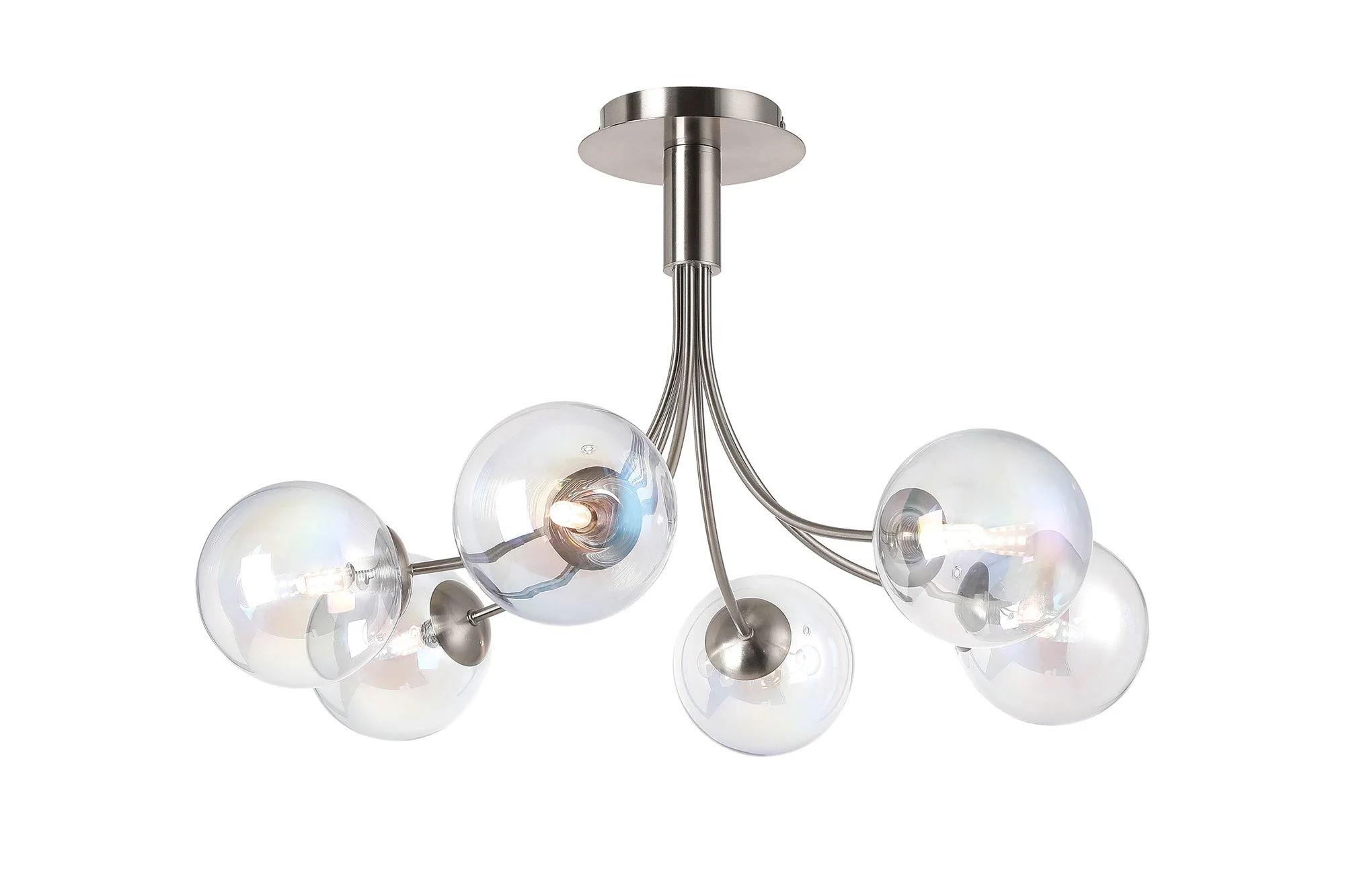 Seville 6Lt Curved Semi-Flush Fitting - Various Colours - Image 13
