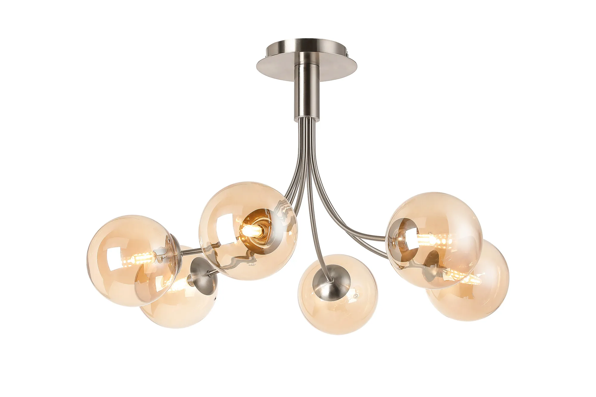 Seville 6Lt Curved Semi-Flush Fitting - Various Colours - Image 16