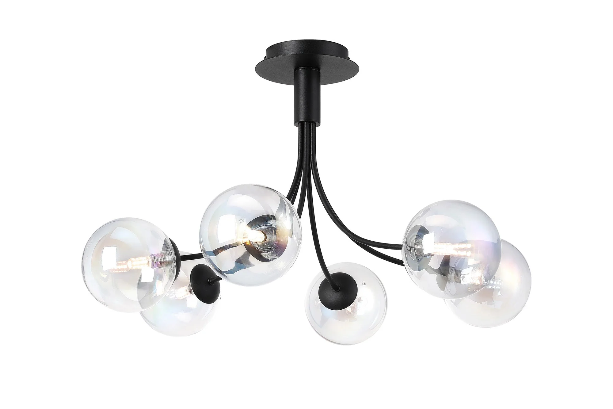 Seville 6Lt Curved Semi-Flush Fitting - Various Colours - Image 3