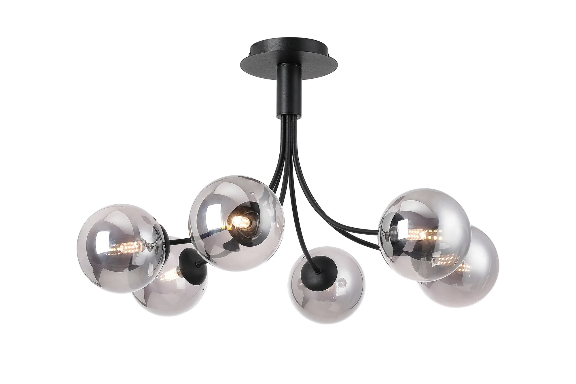 Seville 6Lt Curved Semi-Flush Fitting - Various Colours - Image 5