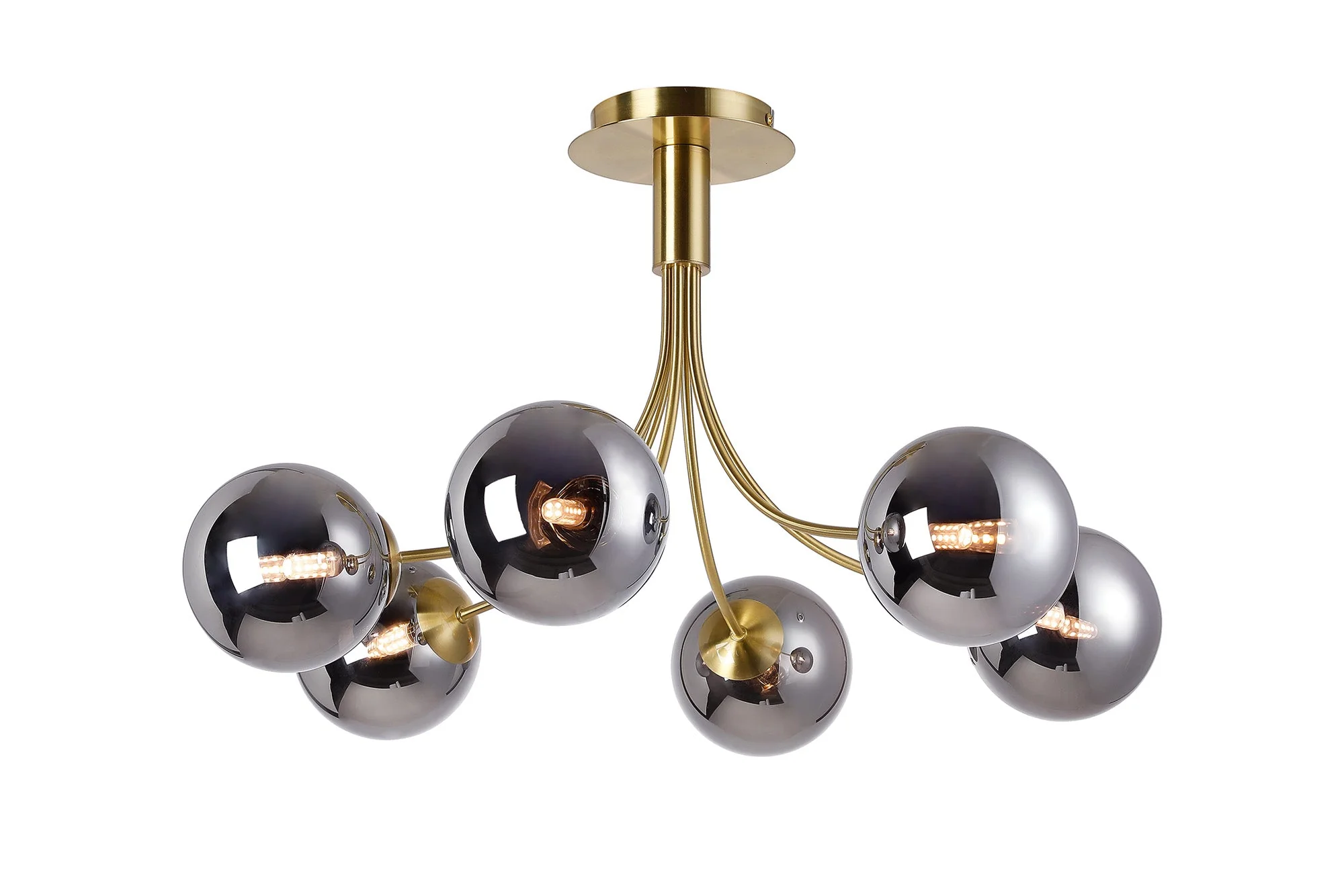 Seville 6Lt Curved Semi-Flush Fitting - Various Colours - Image 7