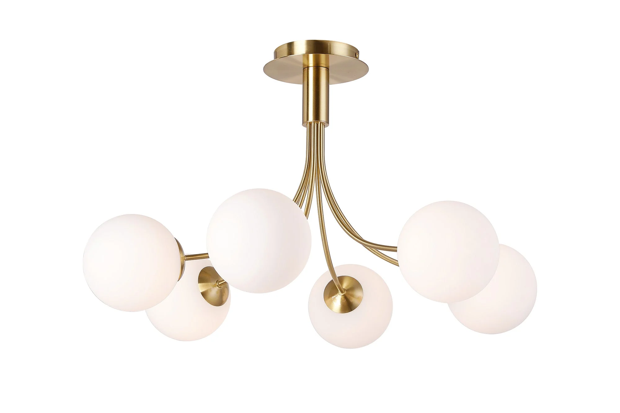 Seville 6Lt Curved Semi-Flush Fitting - Various Colours - Image 9