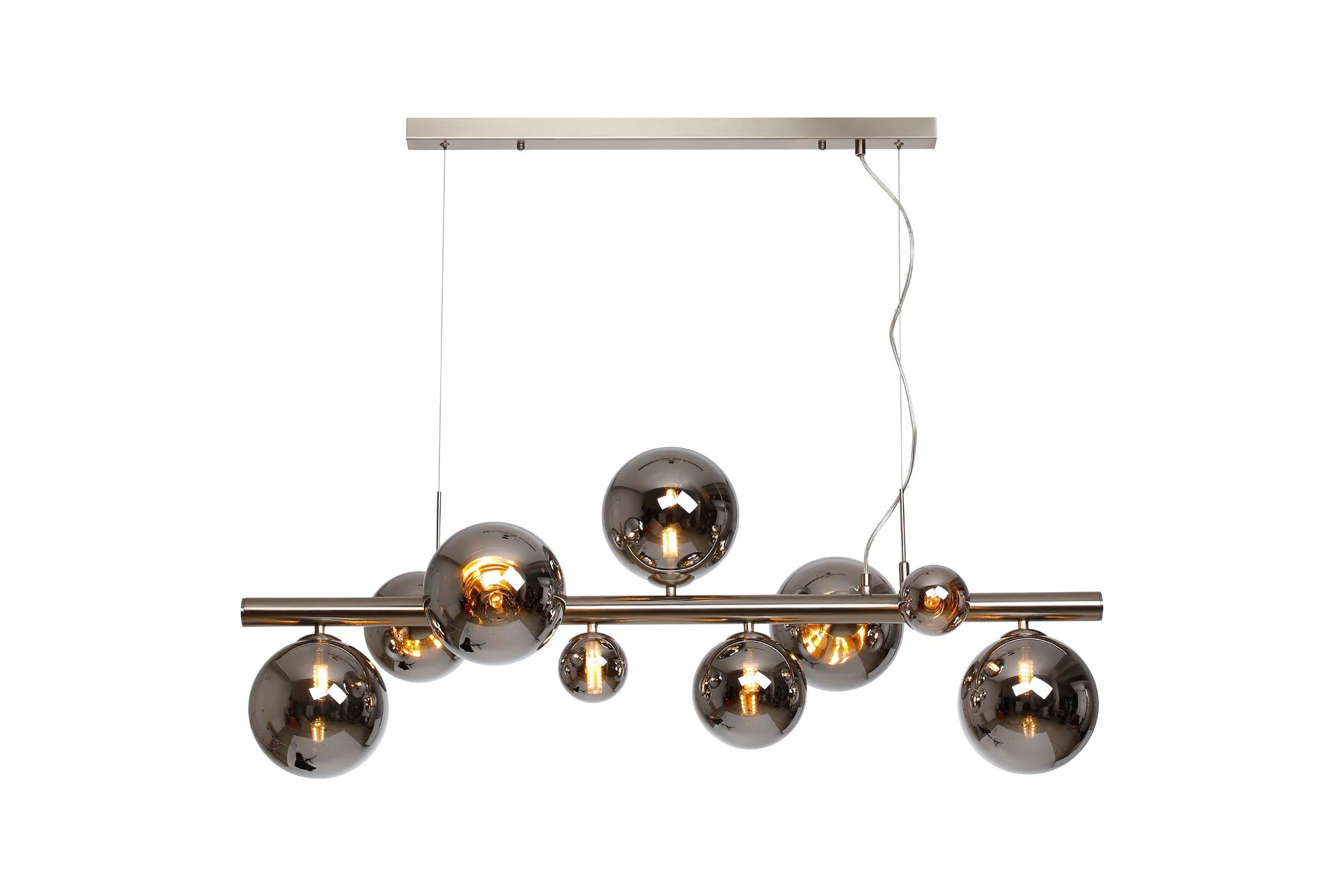 Seville 9 Lt Linear Pendant, Gold/Black/Nickel - Various Shade Finishes - Image 11