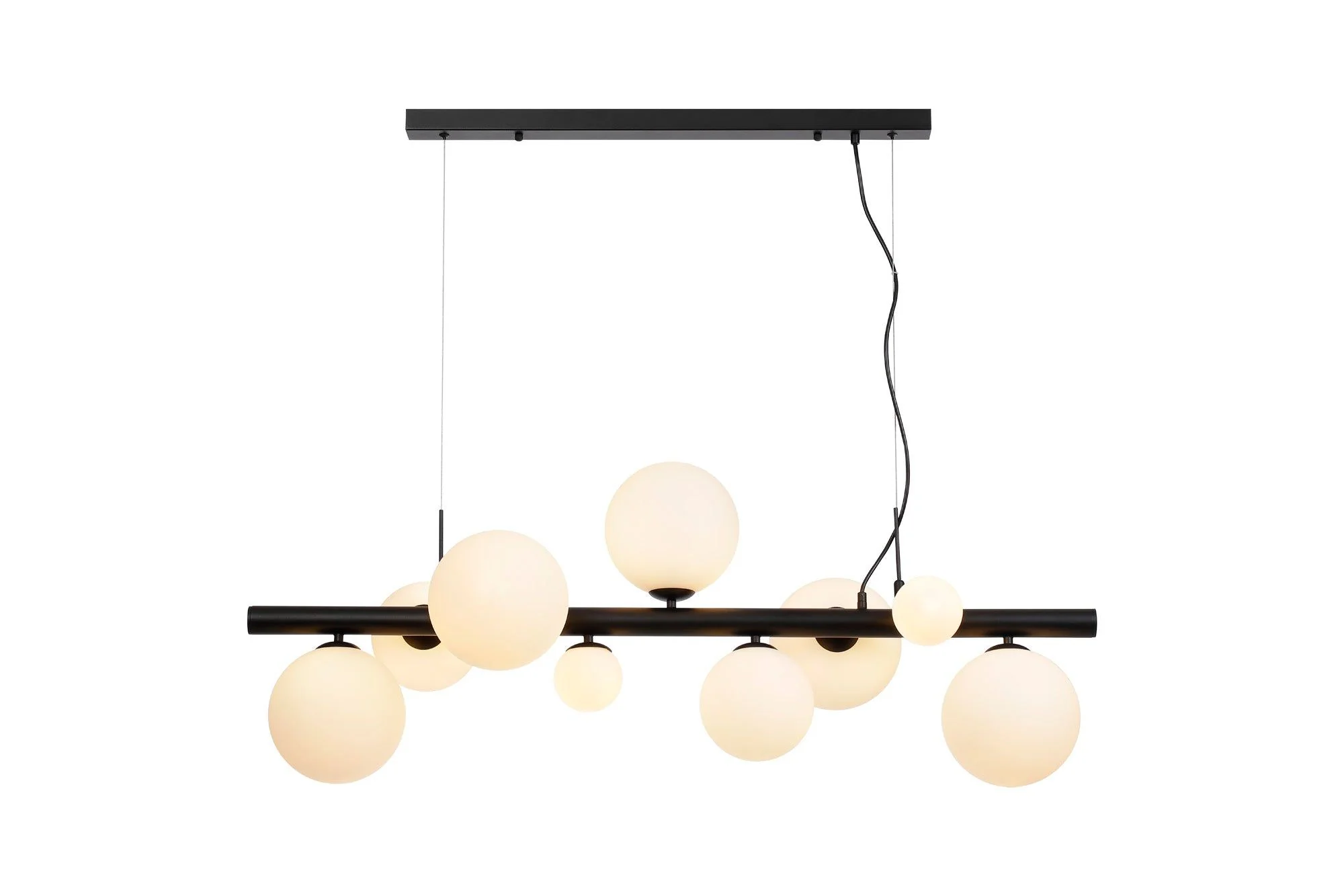 Seville 9 Lt Linear Pendant, Gold/Black/Nickel - Various Shade Finishes - Image 7